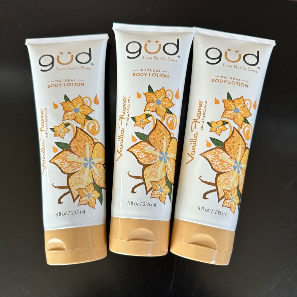 Lot of 3š„ Burt's Bees Gud Natural Body Lotion - Picture 3 of 9